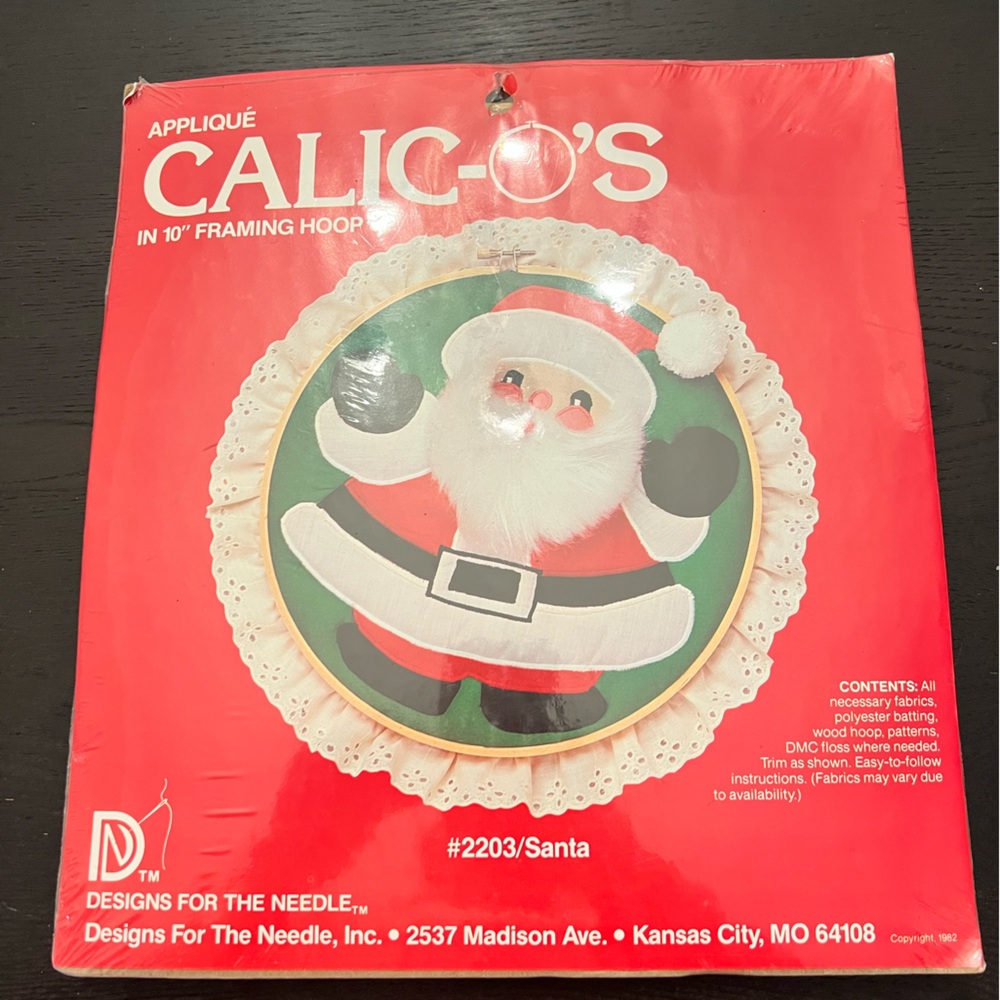 NOS vintage 1982 Designs for the Needle appliqué calic-o’s #2203